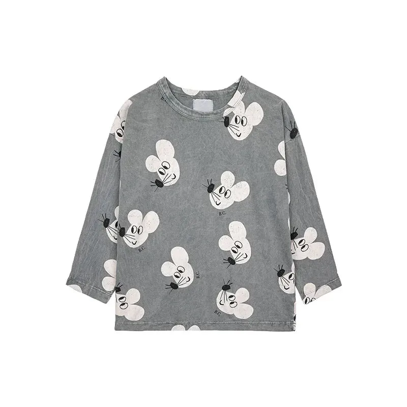 Kids Boys and Girls Trendy Long Sleeve Cool Cartoon Tops