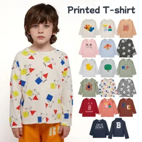 Kids Boys and Girls Trendy Long Sleeve Cool Cartoon Tops