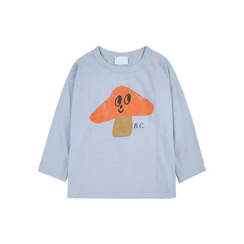 Kids Boys and Girls Trendy Long Sleeve Cool Cartoon Tops