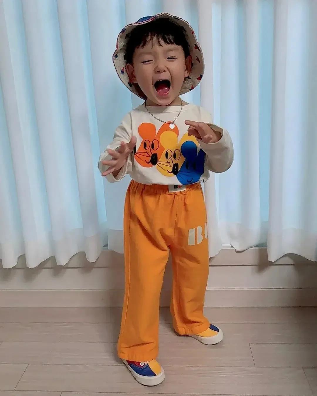 Kids Boys and Girls Trendy Long Sleeve Cool Cartoon Tops