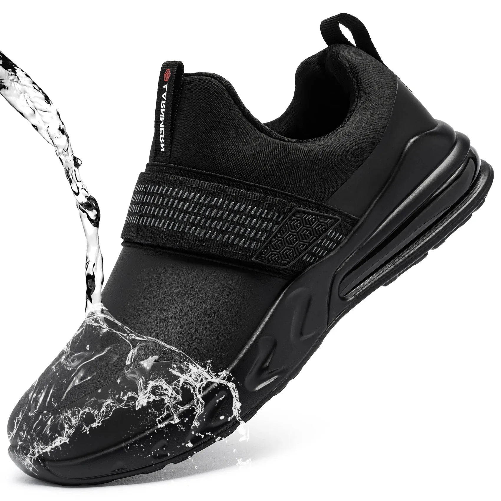 LARNMERN Waterproof Chef Shoes for Men - SRC Slip Resistant Restaurant Kitchen Work Shoes