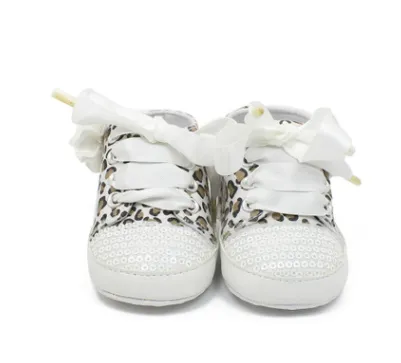 Leopard Print Sequin Sneakers - GlamzLife
