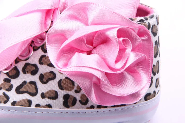 Leopard Print Sequin Sneakers - GlamzLife