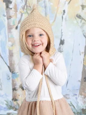 Light brown pixie elf hat