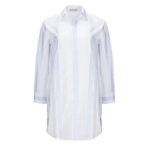 Long Cotton Striped Shirt