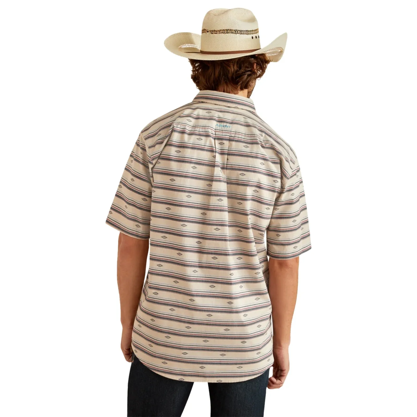 Men's Ariat Gary Cream Classic Fit Button Down Shirt 10054682