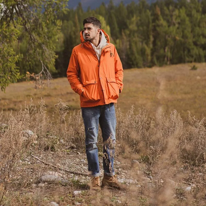 Men's Autumn/Winter Warm Hooded Long Jacket