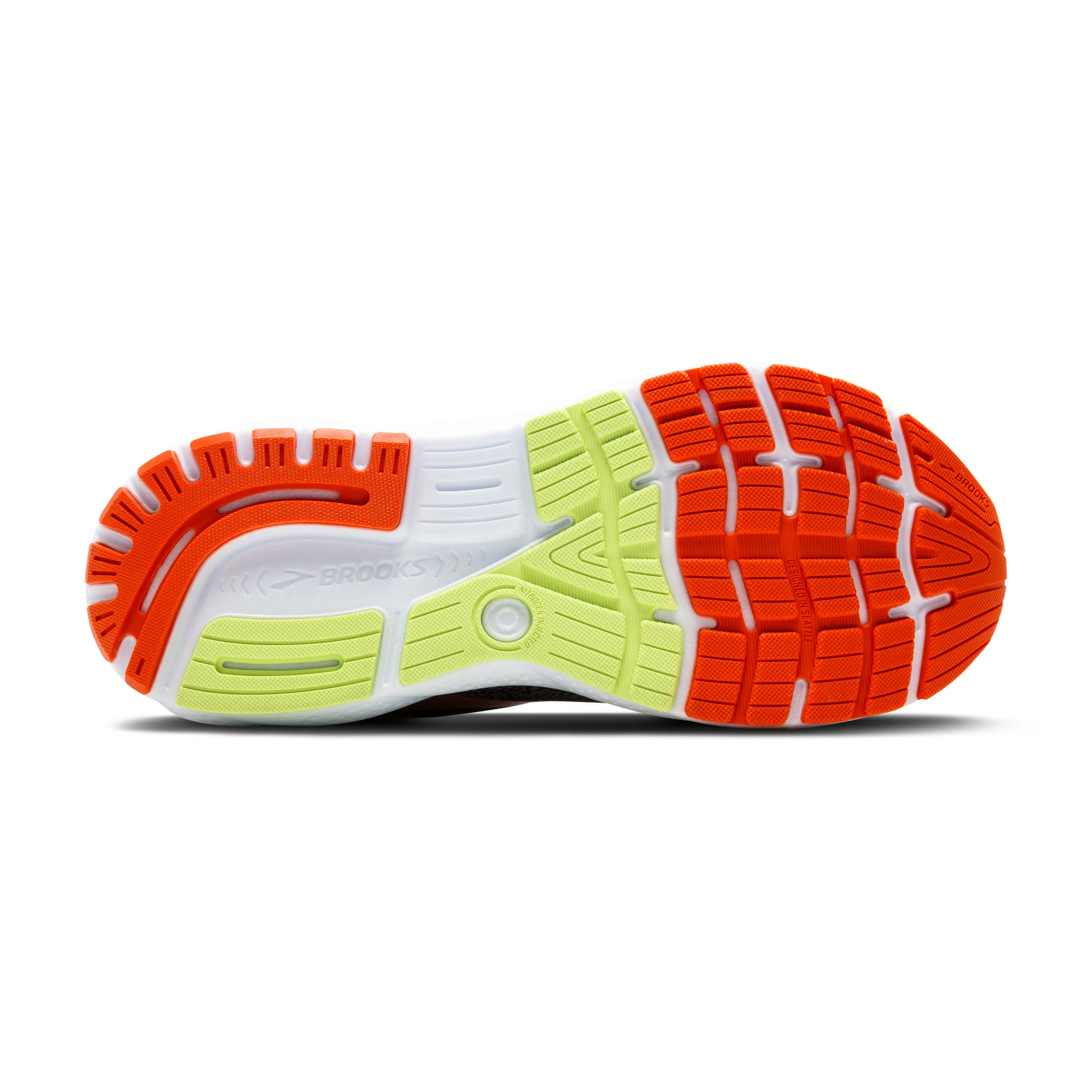 MEN'S GHOST 16 GTX - D - 049 BLACK/MANDARIN RED/GREEN