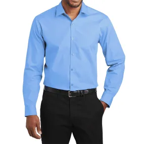Men's  Slim Fit Long Sleeve Carefree Poplin Shirt