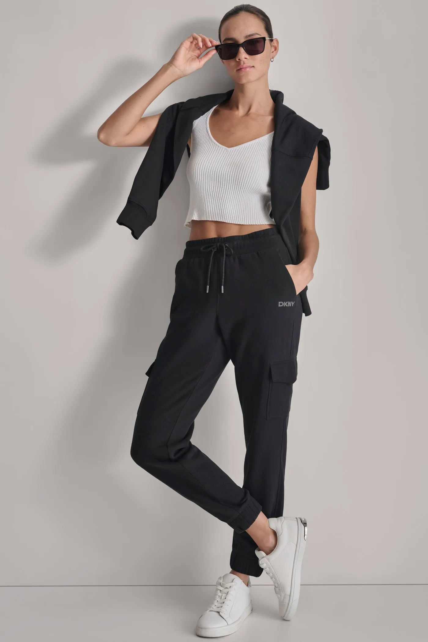 MINI STUD LOGO JOGGER WITH CARGO POCKETS
