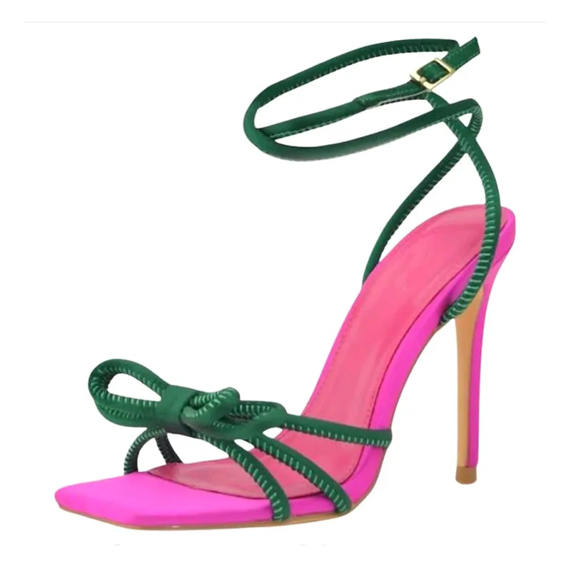 Multi Fashion Square Toe High Heel  Summer  Women Shoe