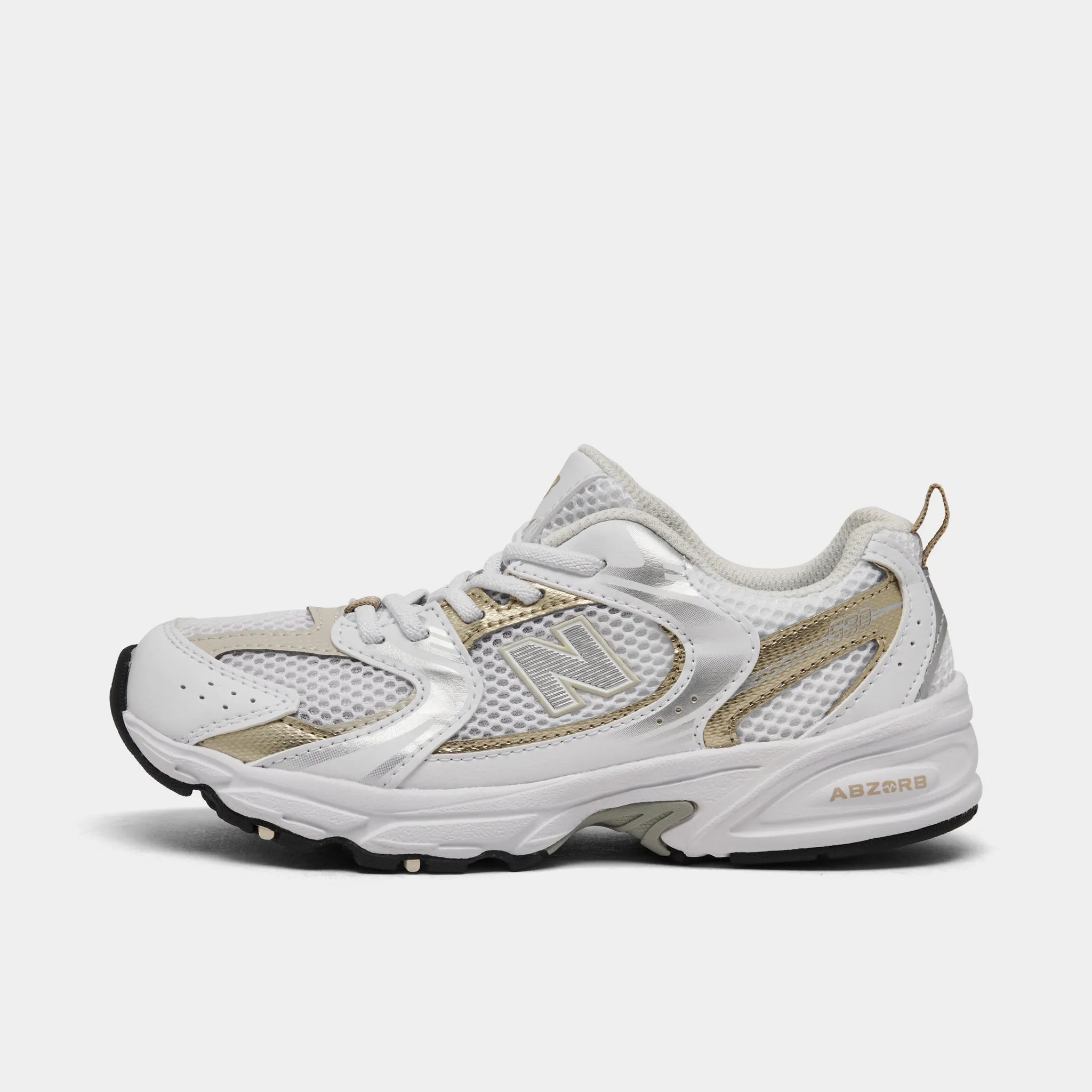 New Balance Children's PZ530RD White / Beige - Silver