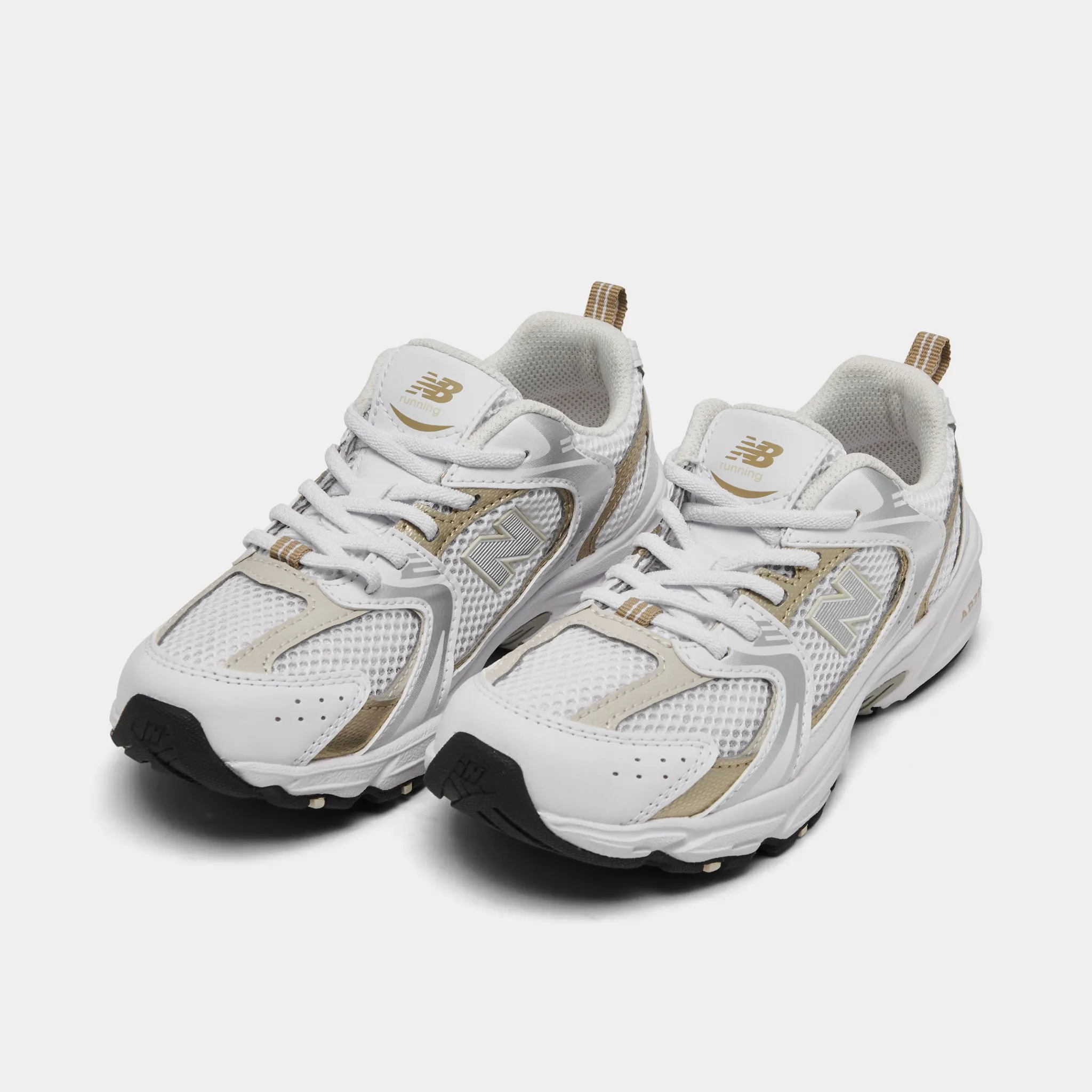 New Balance Children's PZ530RD White / Beige - Silver