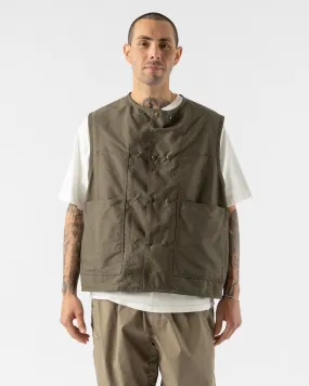 Pilgrim Surf   Supply Finster Utility Vest in Olive
