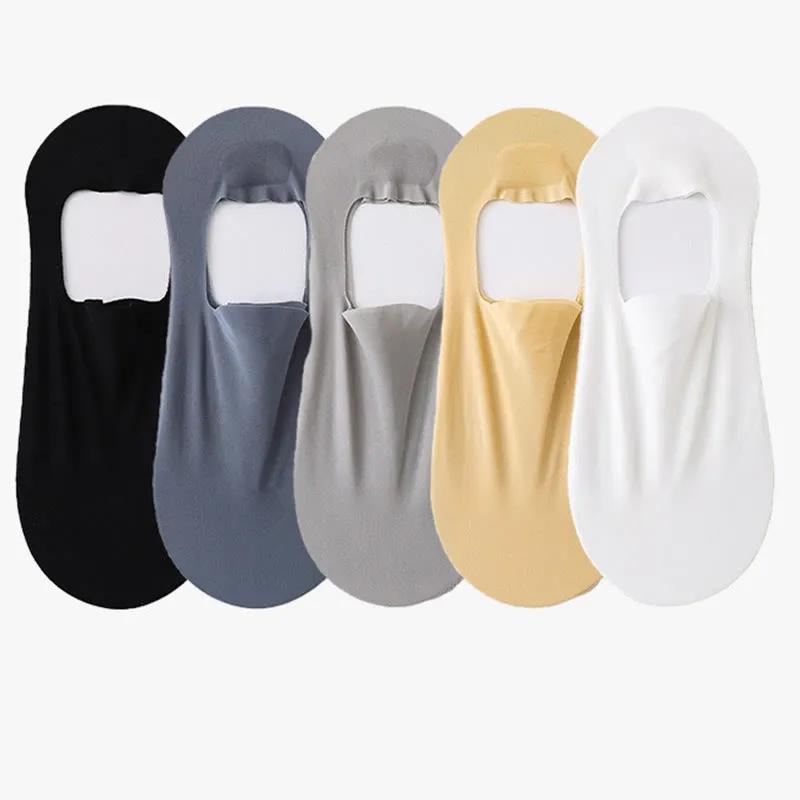Plus Size Supper Soft No Show Socks(5 Pairs)