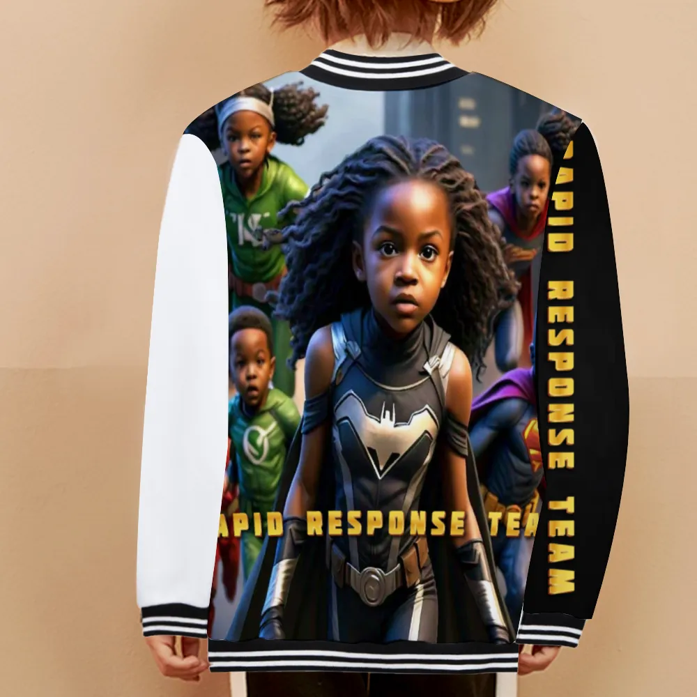 Rapid response 1st Edition  Kids' Slim Fit Thin Japanese Terry Baseball Jackets
