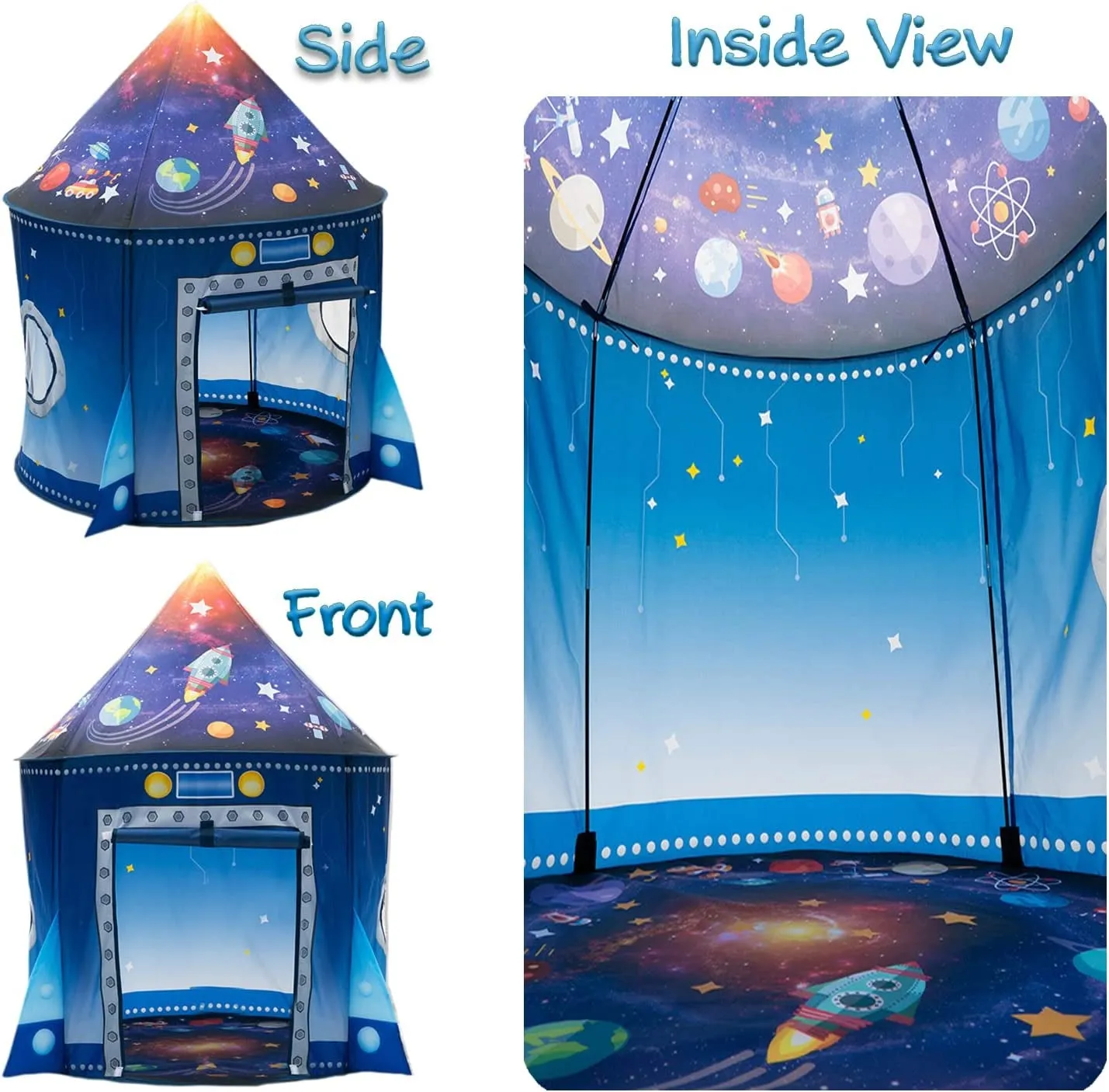 Rocket Ship Space Pop up Play Tent