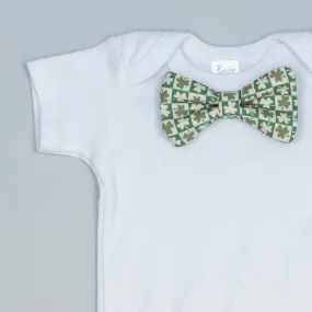 Shamrock Check Bowtie Bodysuit