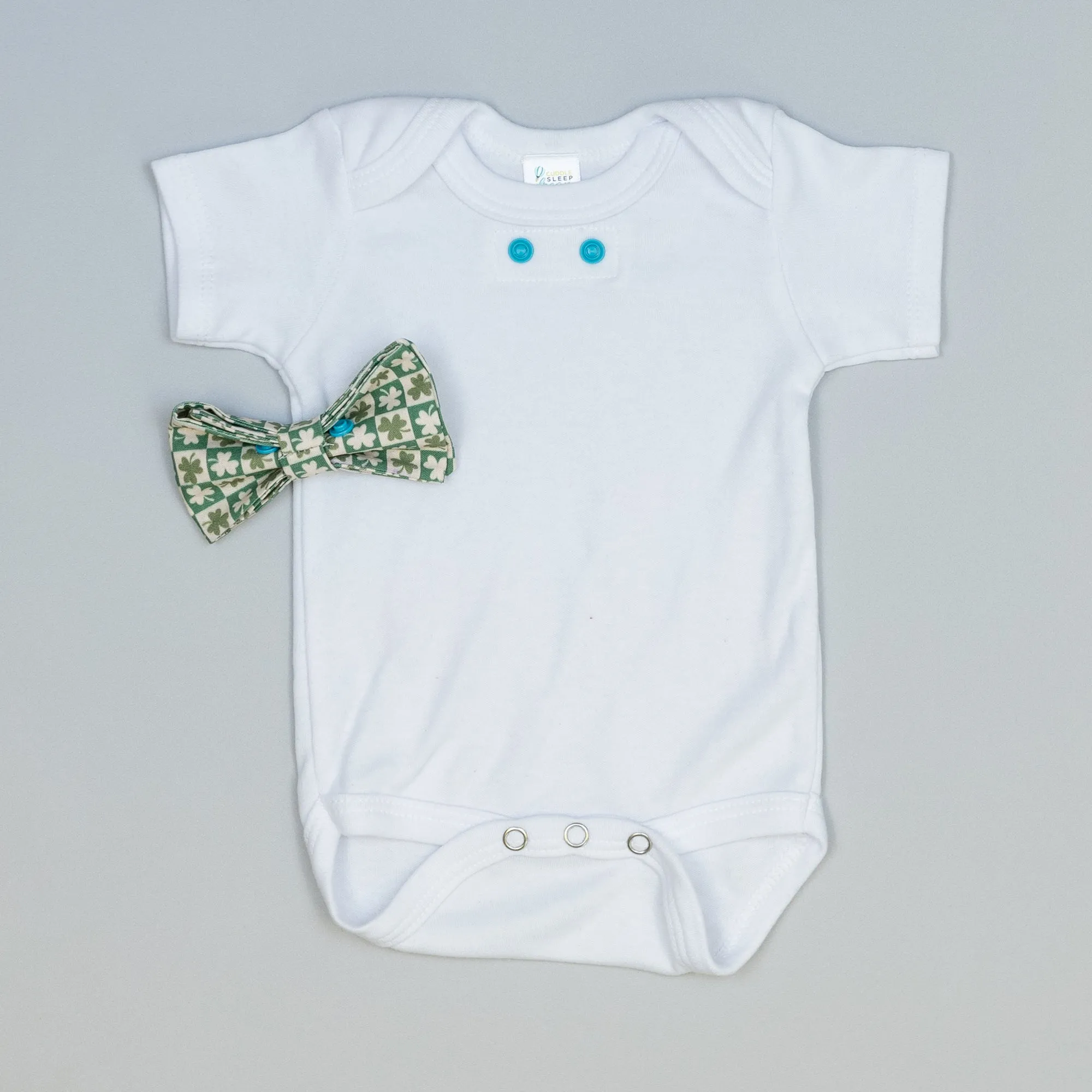 Shamrock Check Bowtie Bodysuit