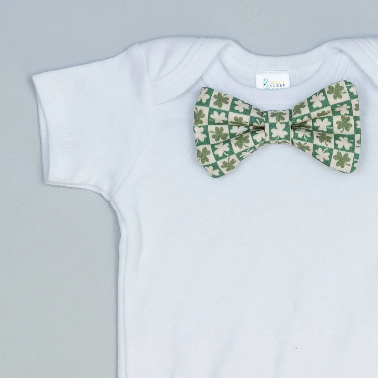 Shamrock Check Bowtie Bodysuit