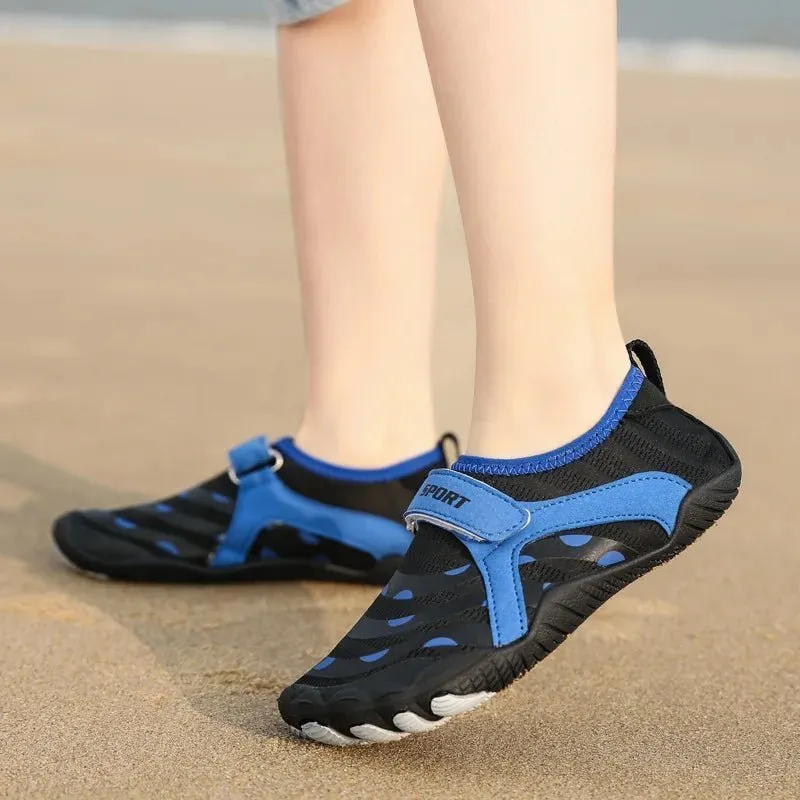 Summer Kids Beach Barefoot Water Shoes - Aqua Swimming Shoes for Boys and Girls