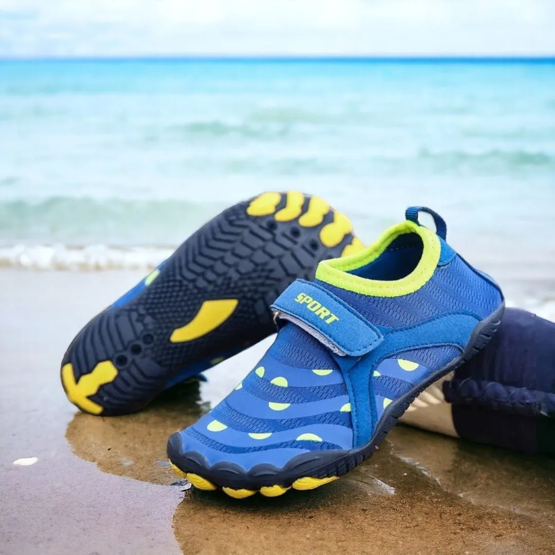 Summer Kids Beach Barefoot Water Shoes - Aqua Swimming Shoes for Boys and Girls