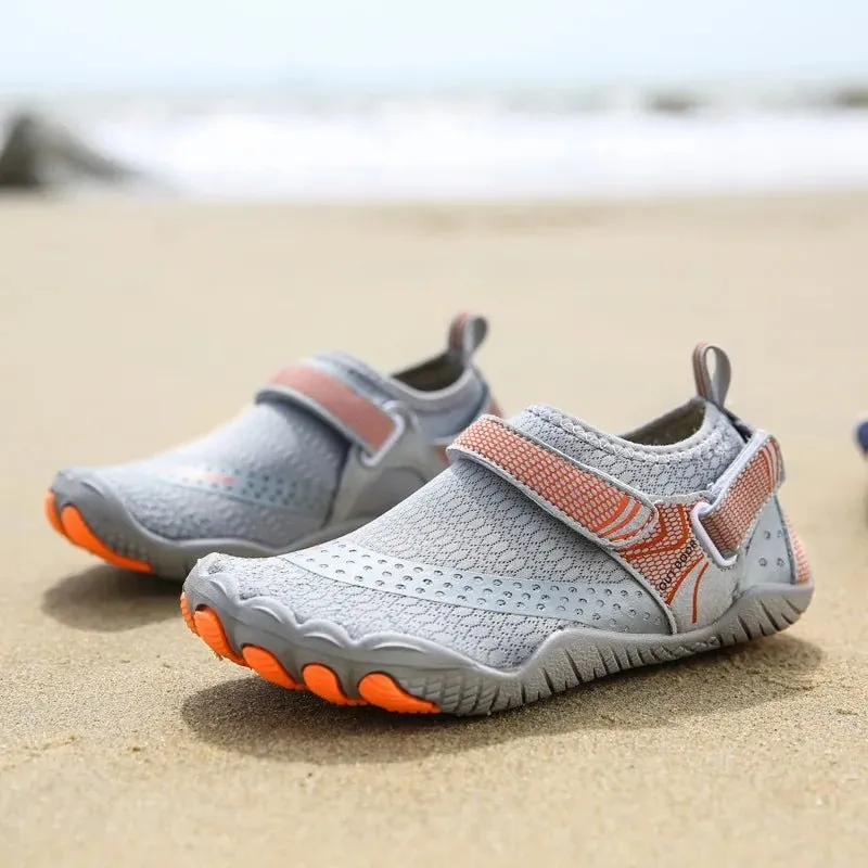 Summer Kids Beach Barefoot Water Shoes - Aqua Swimming Shoes for Boys and Girls