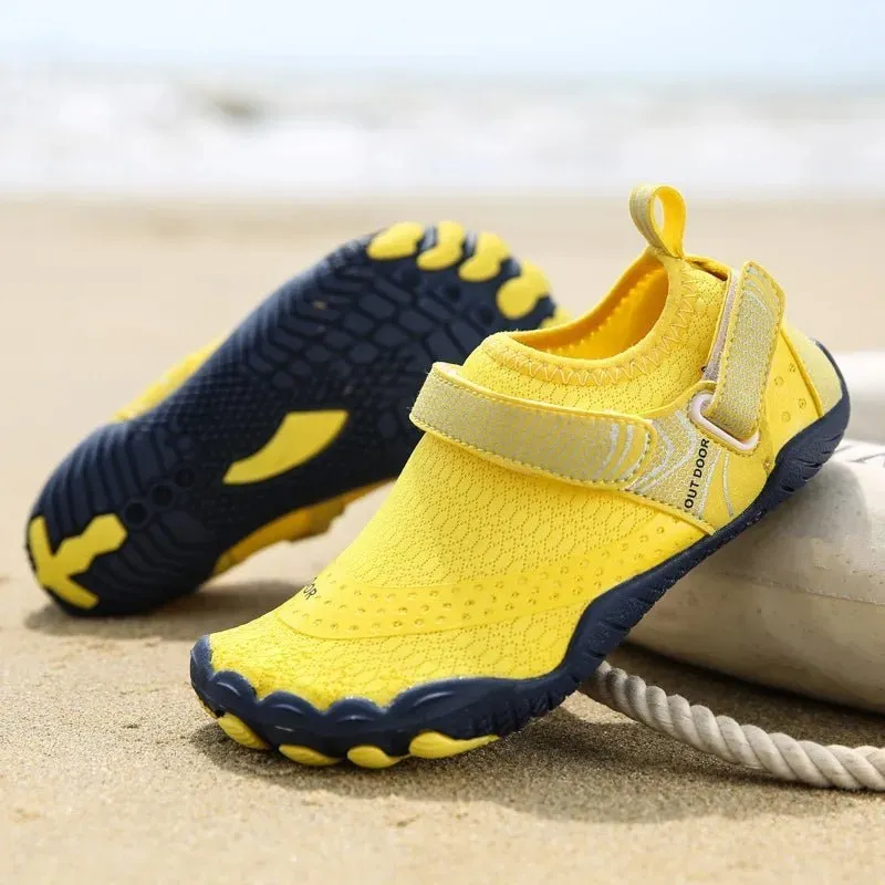 Summer Kids Beach Barefoot Water Shoes - Aqua Swimming Shoes for Boys and Girls