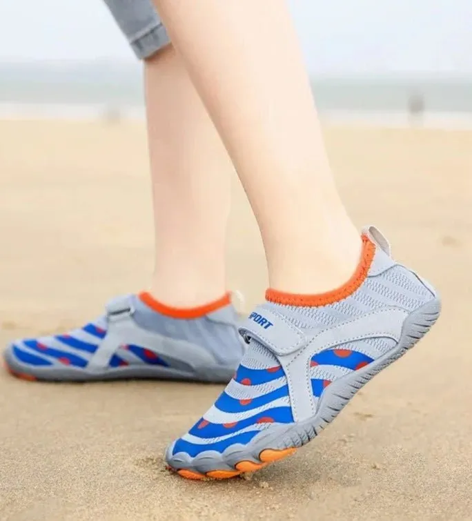 Summer Kids Beach Barefoot Water Shoes - Aqua Swimming Shoes for Boys and Girls