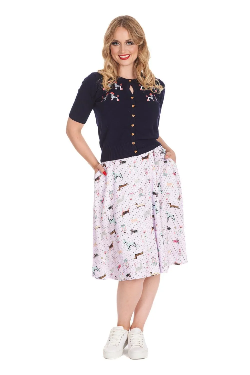 The Kissing Poodles Cardigan