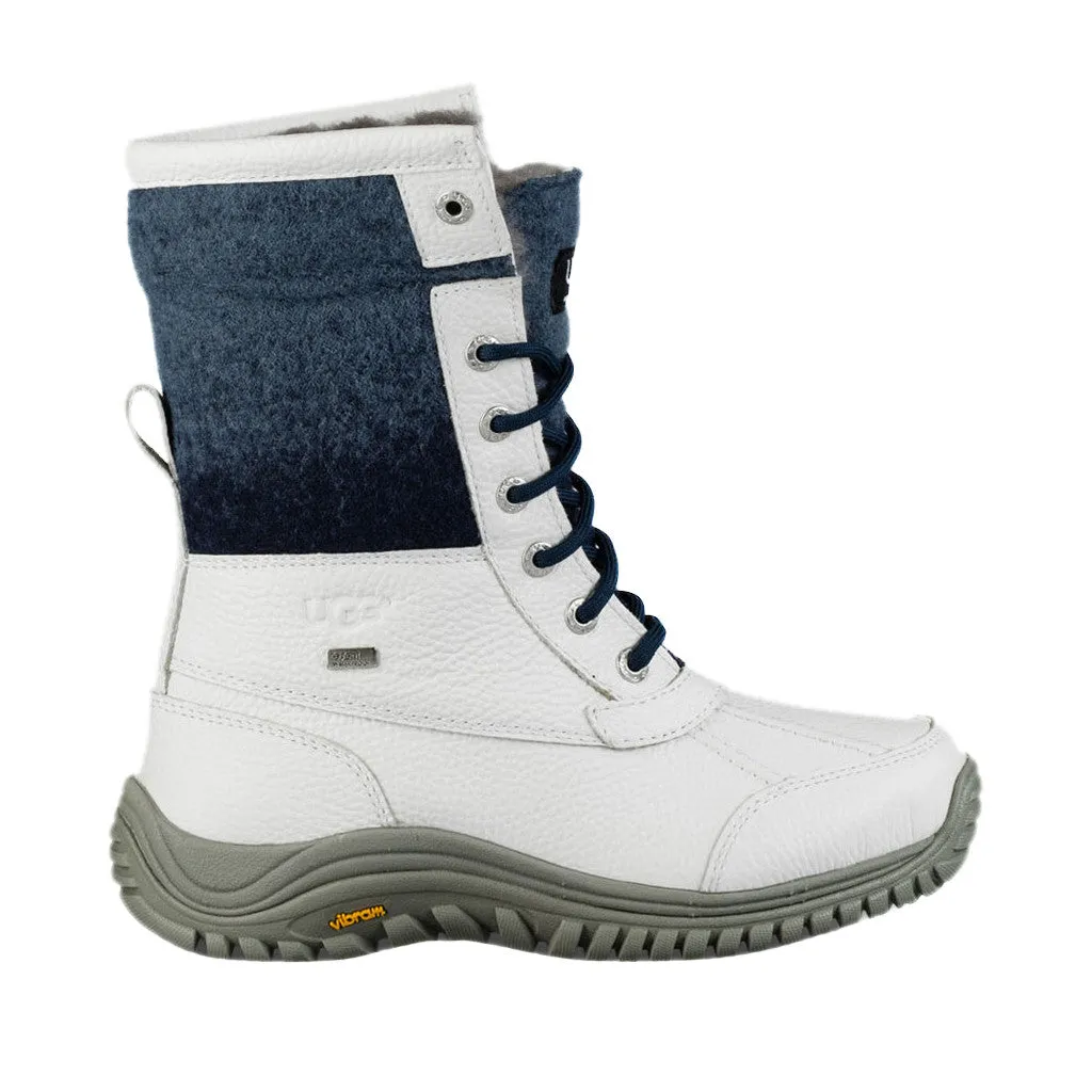 UGG Adirondack II Women's Waterproof Lace Up Boots in White