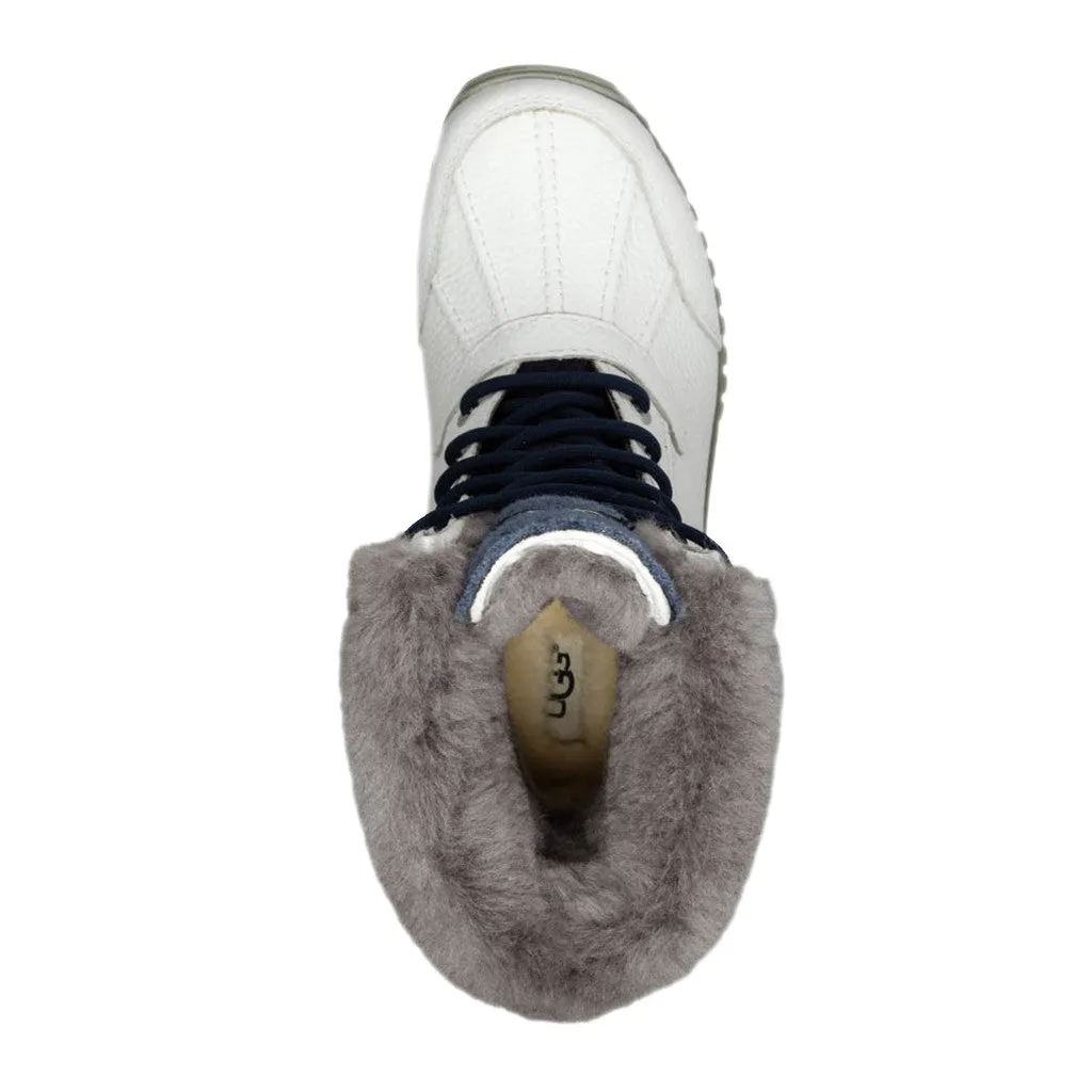 UGG Adirondack II Women's Waterproof Lace Up Boots in White