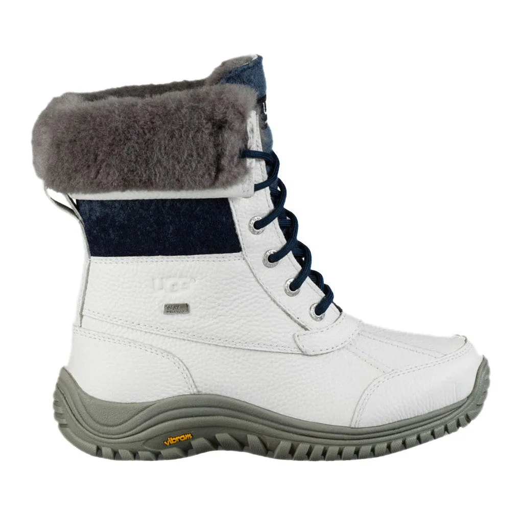 UGG Adirondack II Women's Waterproof Lace Up Boots in White