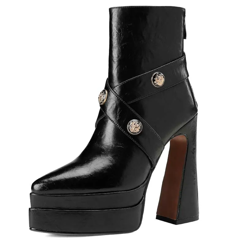 USS Shoes Alixa Women's Warm Platform Ankle Boots
