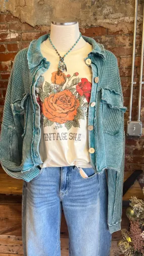 Vintage Soul Floral Graphic Tee