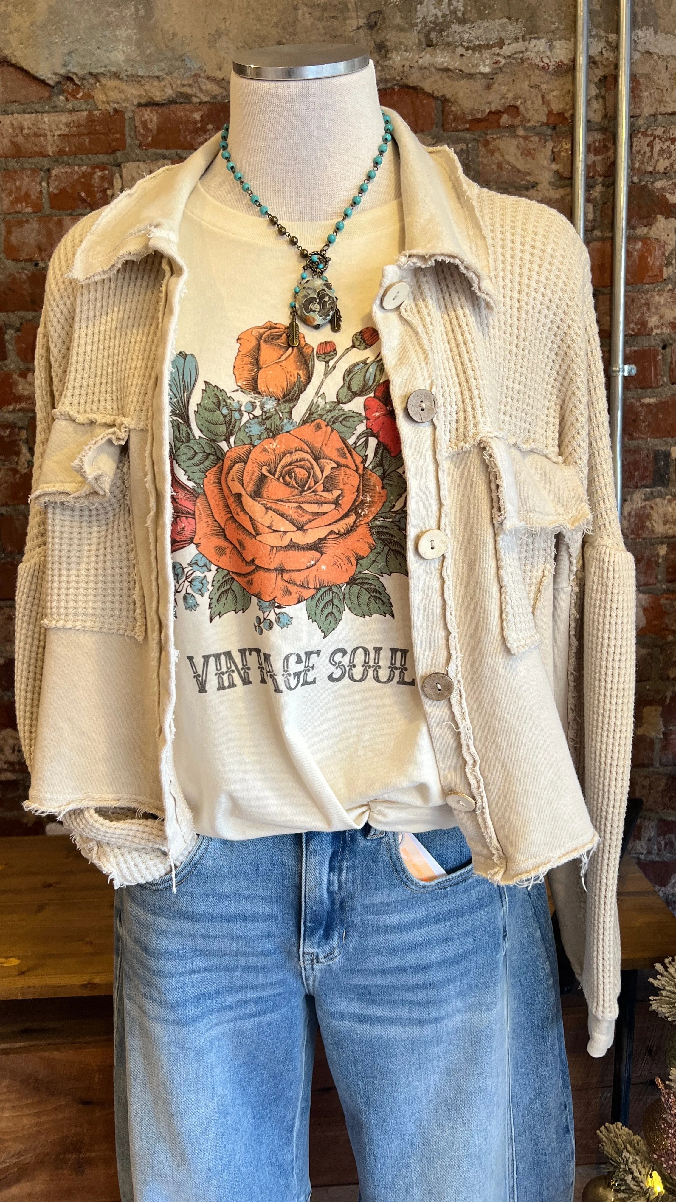 Vintage Soul Floral Graphic Tee