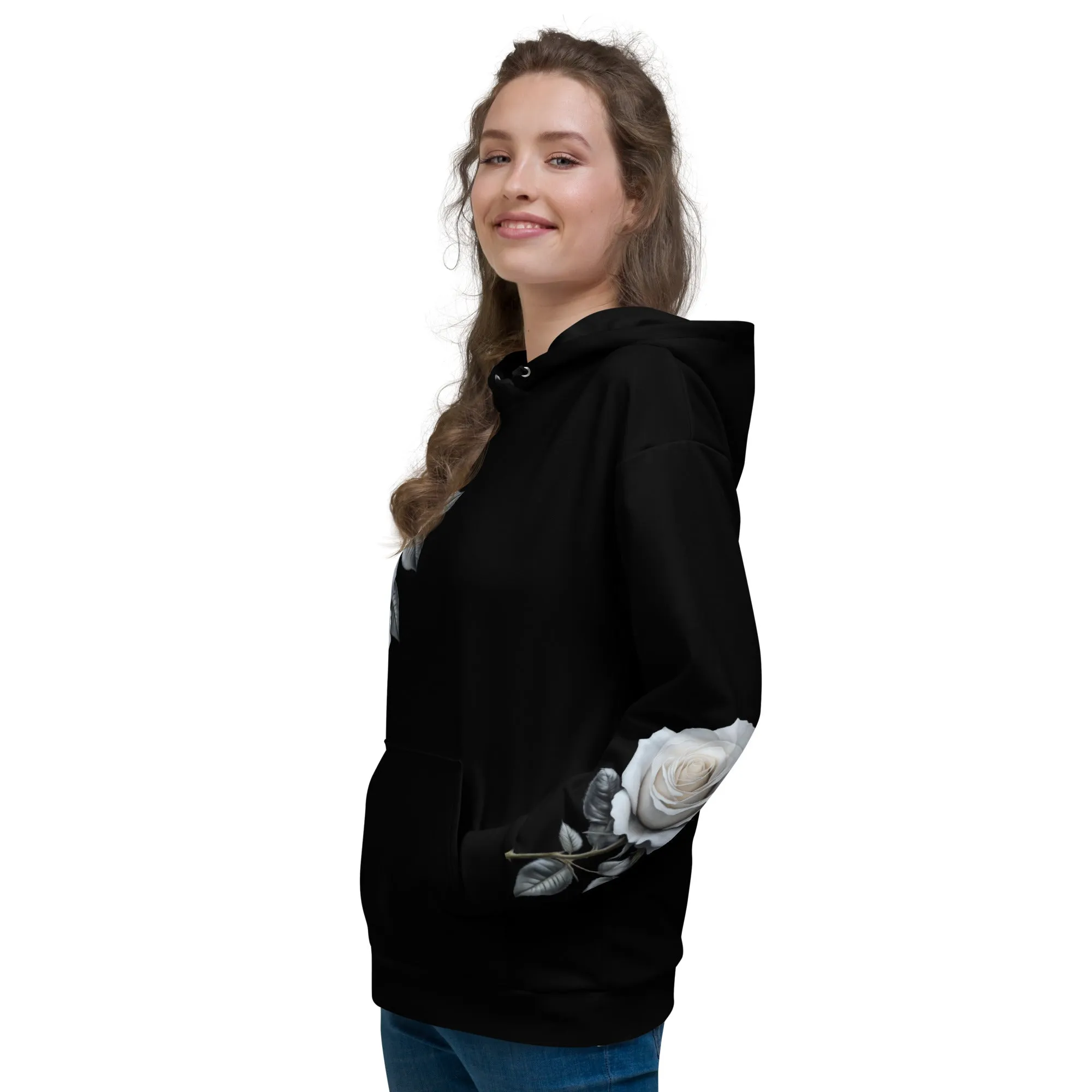 White Rose Hoodie