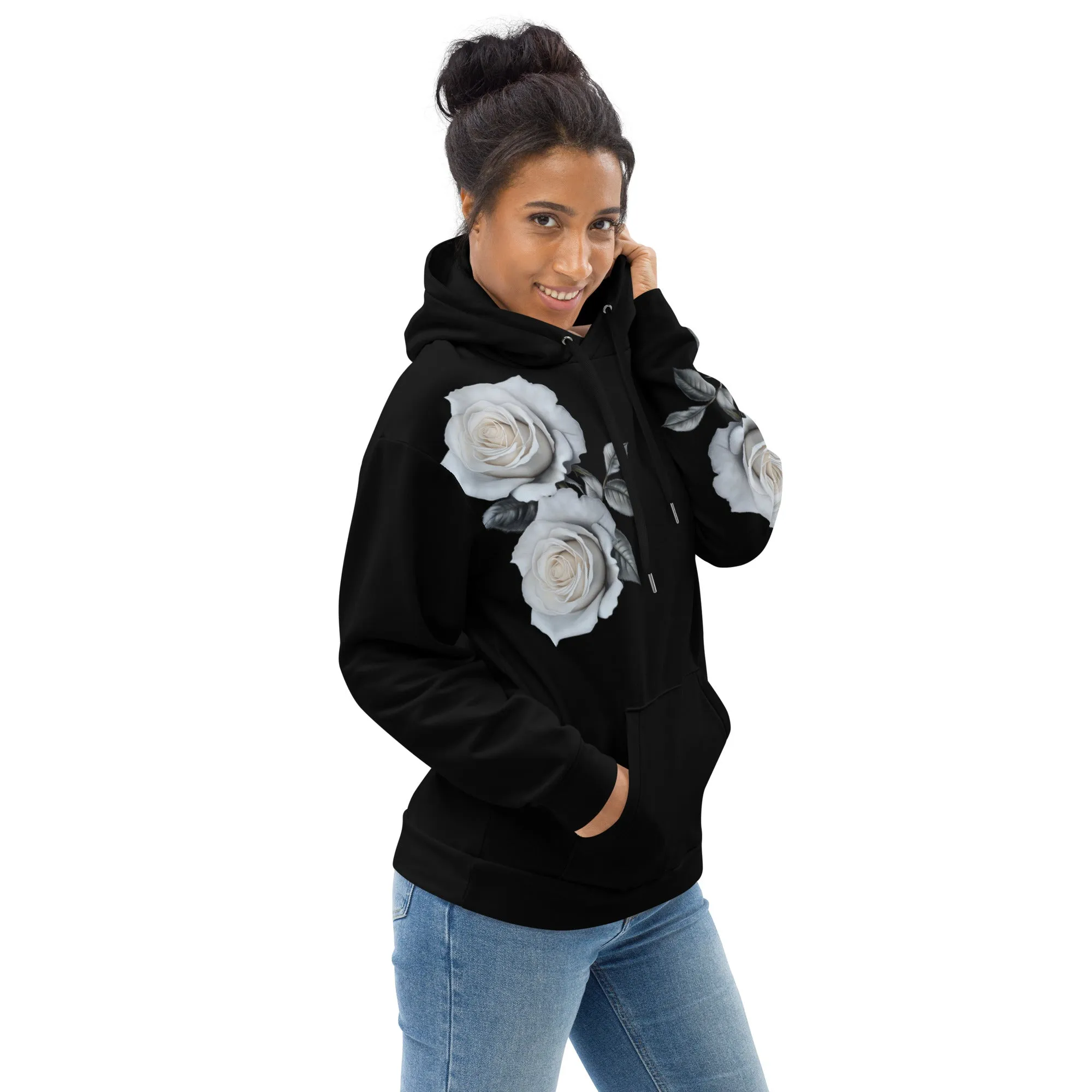 White Rose Hoodie