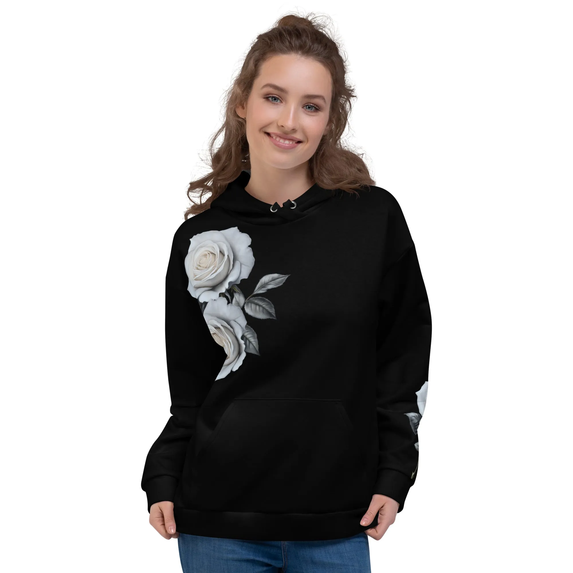 White Rose Hoodie