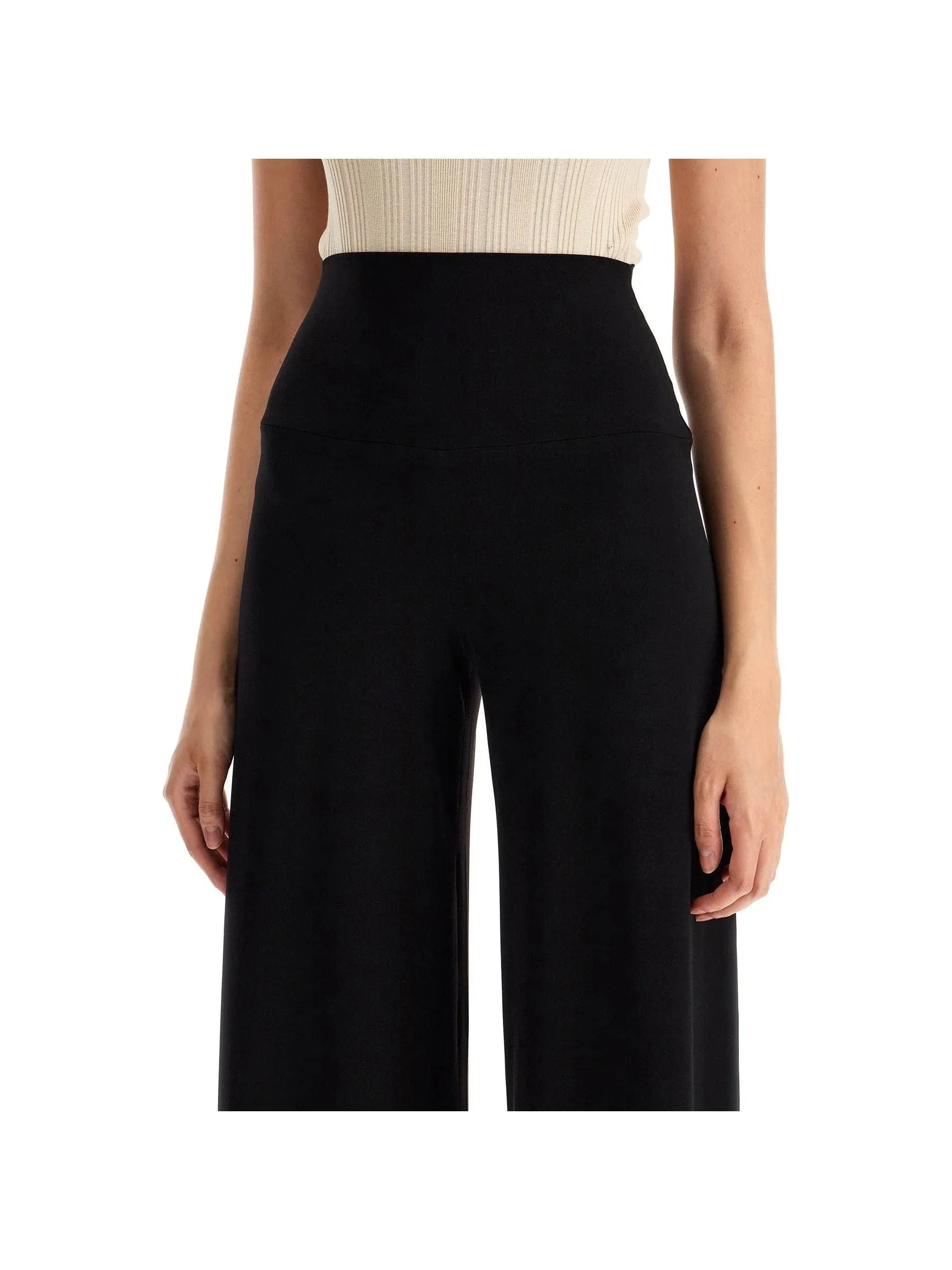 Wide-Leg Lycra Pants