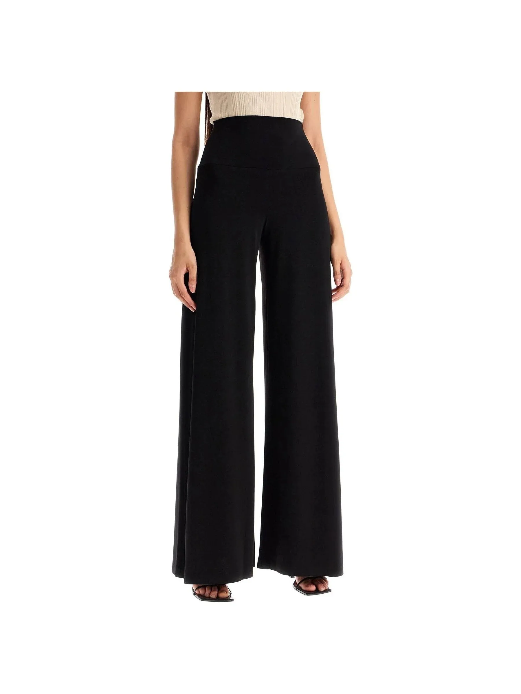 Wide-Leg Lycra Pants