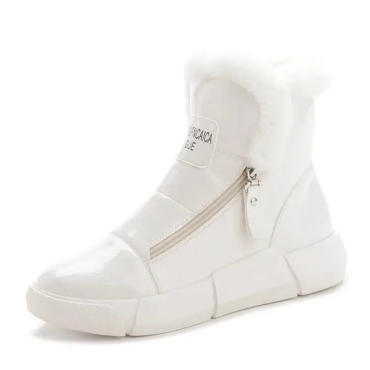 Winter Platform Boots Women Sneakers Shoes Woman High Top Casual Shoes Wedge kodez