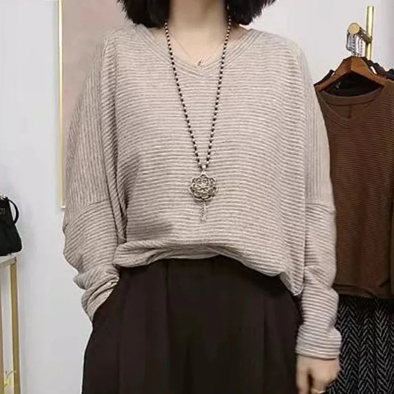 Women's Elegant Trendy Vintage Loose Pullover Tops