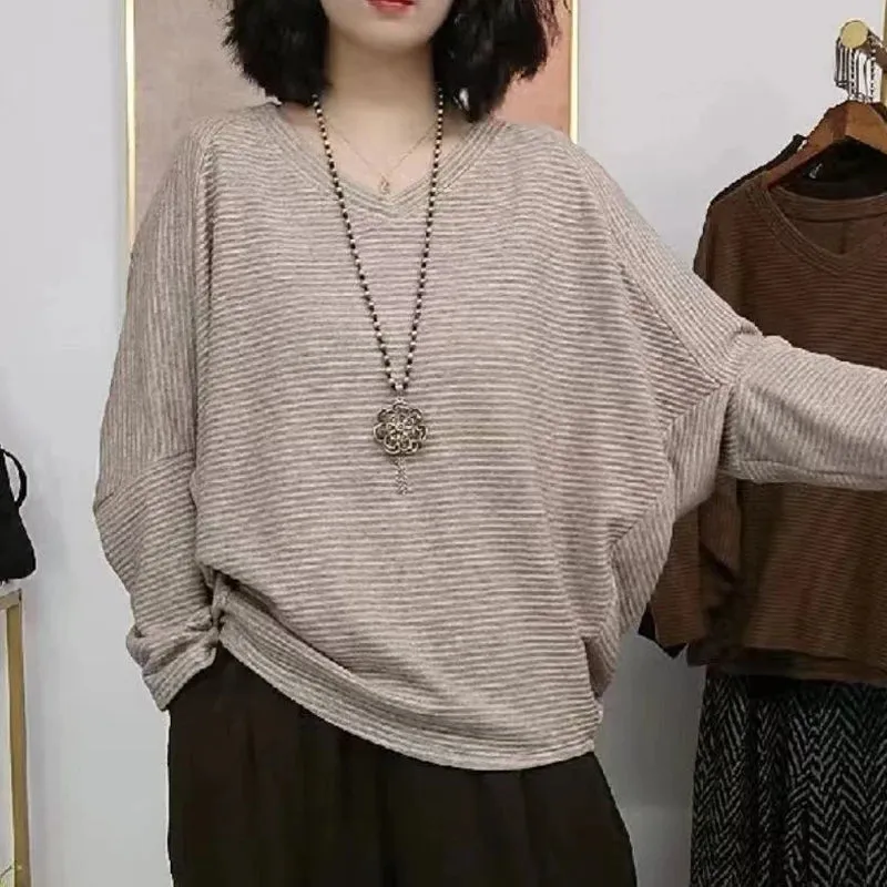 Women's Elegant Trendy Vintage Loose Pullover Tops