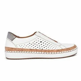 Women's Fashion Casual Hollow-Out Round Toe Slip Shoes Flat Sneakers