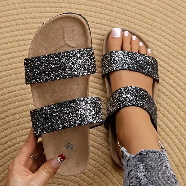 Women's Open-Toe Slide Sandals 59244751C