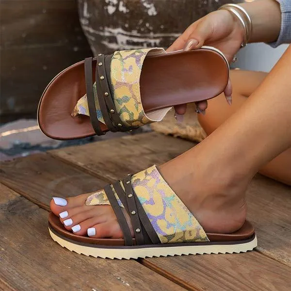 Women's Studded Toe-Ring Sandals 14535139C