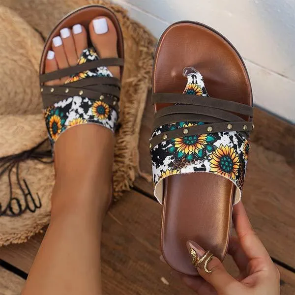 Women's Studded Toe-Ring Sandals 14535139C