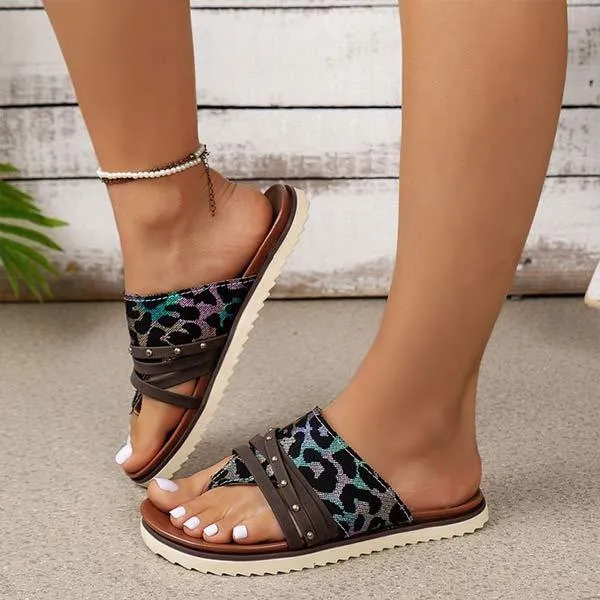 Women's Studded Toe-Ring Sandals 14535139C