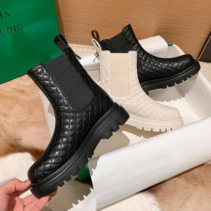 Women's Winter Faux Leather Snow Boots